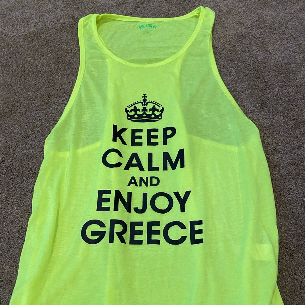 Neon tank top